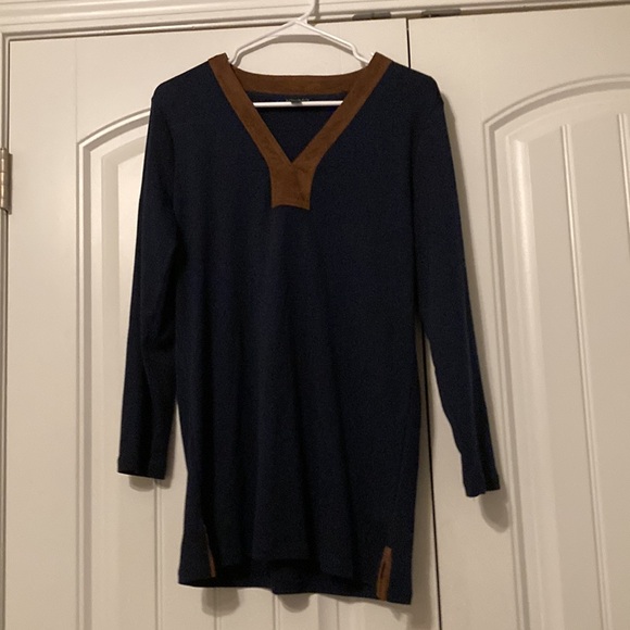 Lauren Ralph Lauren Tops - Lauren Ralph Lauren navy  3/4 sleeves Lauren Ralph Lauren top
